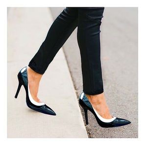 BCBGeneration Black & White Patent Leather Pumps!!